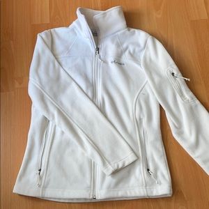 Columbia Benton Springs White Fleece Jacket